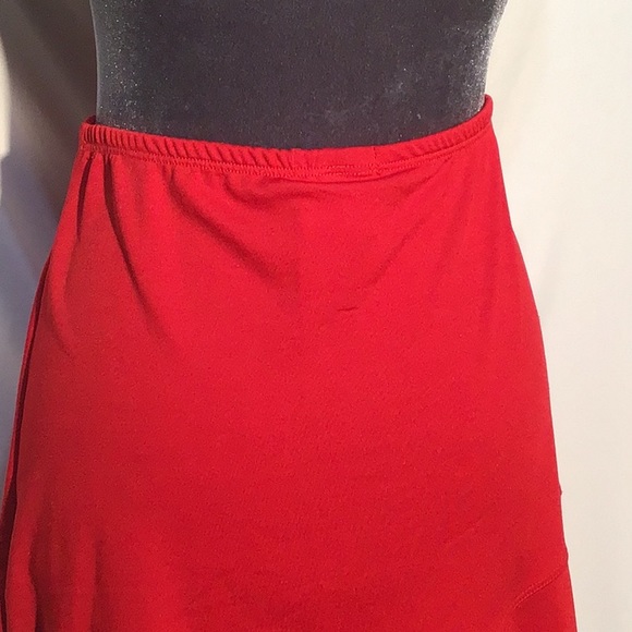 🌼Vintage 90’s🌼 Cloud 8 red flare hem skirt size medium - Picture 5 of 8